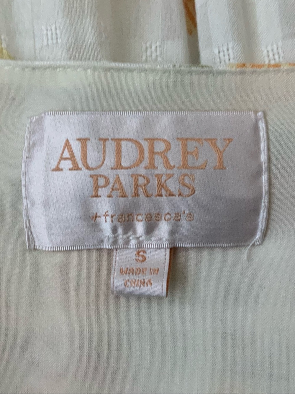 AUDREY PARKS FRANCESCA’S Floral Maxi Dress in Cream and Yellow - Boho V-Neck - Picture 9 of 13